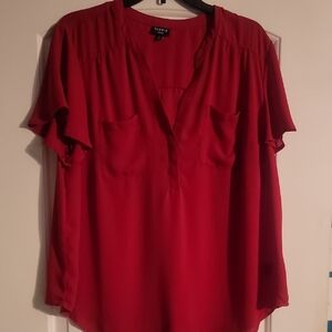 Scarlet Short Sleeve Blouse for Women